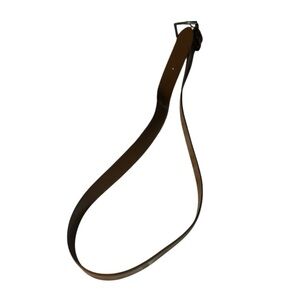 Fatto A Mano Brown Leather Belt